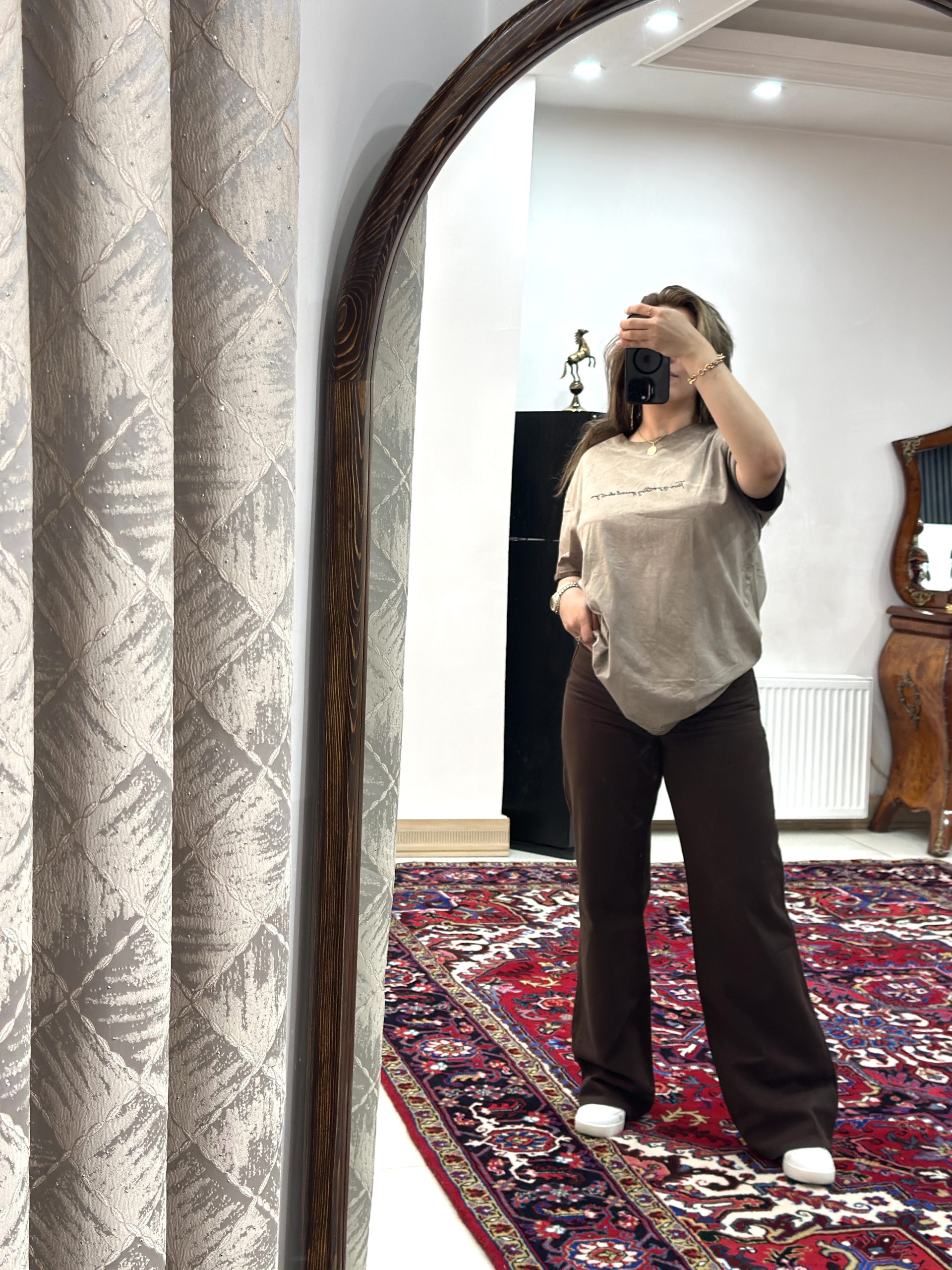 نیم بگ منگو قهوه ایی